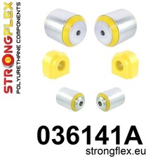 STRONGFLEX PU VORDERACHSBUCHSEN SATZ SPORT BMW SERIA 3 G20 / G21 26MM SCHWARZ