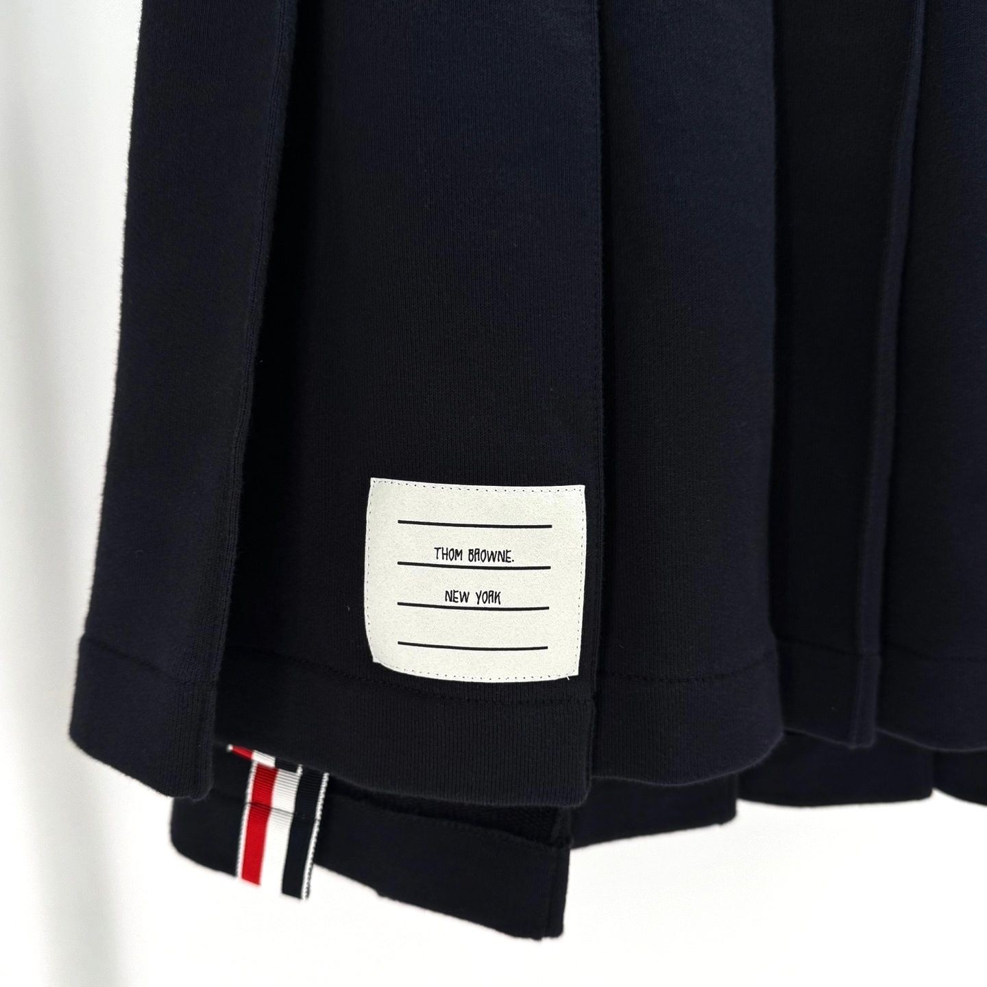 Thom Browne Three-Stripes Loopback Pleated Skirt … - image 5