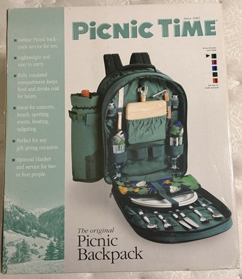 New Columbus Original Green Backpack Picnic Time Inc Setting For 2