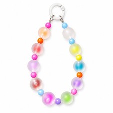 Multicolor Flower Phone Charm Wrist Strap Cell Phone Lanyard