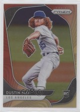 2020 Panini Prizm Tier II Hot Box Red Orange Prizm Dustin May #126 0c6