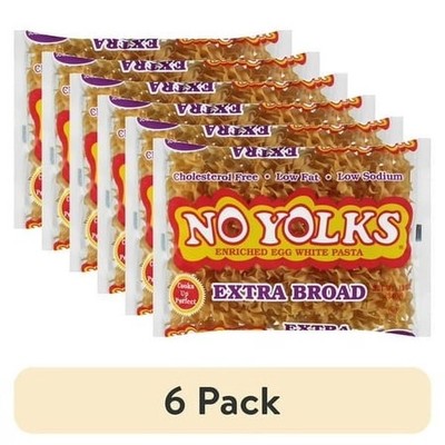 Extra Broad Egg White Noodles 12 oz Bag 6-Pack