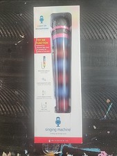 Singing Machine SMM225P, 1/4   6.35mm Wired Light-Up Microphone