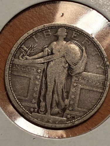 1917 S - Standing Quarter - $1.99 Shipping