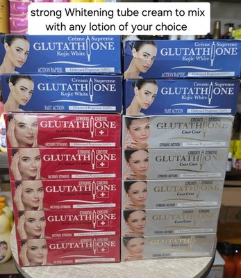 1×Glutathion Supreme Beauty Cream - Kojic White Glow Feuchtigkeitscreme 50g