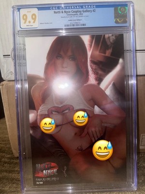 Notti & Nyce Mary Jane Cosplay Spider-Man Bikini Shikarii Cover E CGC 9.9 Paper