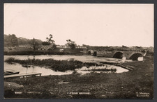 Postcard Iford Bridge nr Bournemouth Dorset dated 1917 RP by Marston