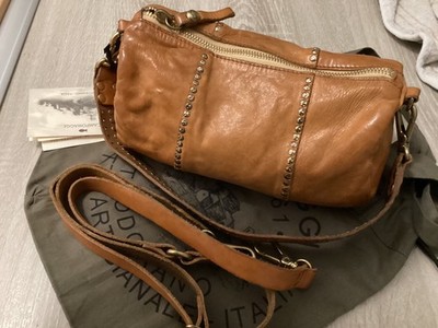 Campomaggi Schultertasche Umhängetasche Bauletto Cammelo