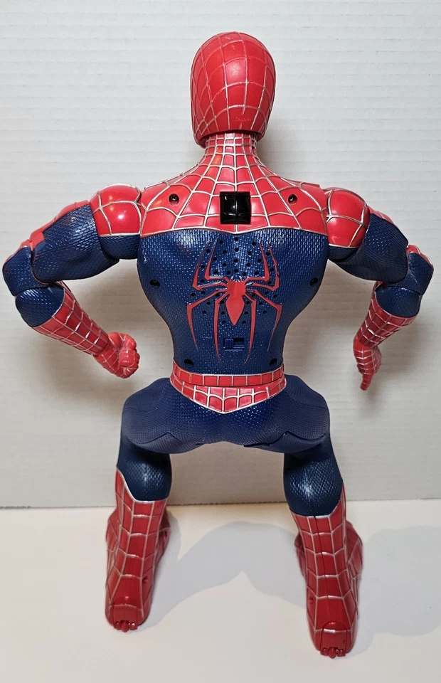 Spider-Man 3 Thinkway Toys 2007 Robótico Toma Movimiento Juguete Interactivo Sin Control Remoto Foto 3 de 4