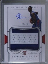 2017-18 Panini National Treasures Rookie 23/99 Jawun Evans #137 Patch Auto 04dh