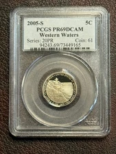 2005 S Western Waters Jefferson Nickel PCGS PR69 DCAM