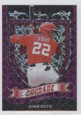 2021 Panini Chronicles Crusade Purple Velocity Prizm Juan Soto #18 2u3