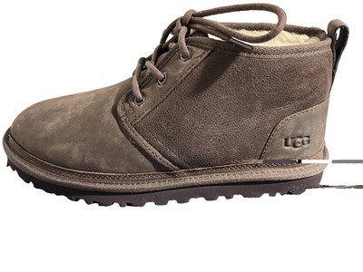 UGG Men's Neumel Distressed Suede Burnt Cedar Brown Boots Men's size US 9