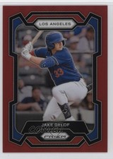 2024 Panini Prizm Red Prizm /299 Jake Gelof #41 8d2