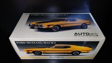 Autoart 1/18 Ford Mustang Mach 1 Diecast Model Car Used Box Damage