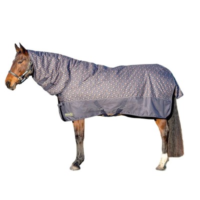 Coperta Leggera Rinfrescante Per Cavallo HKM – Con Copertura Completa E Collo – Lenzuolo Protettivo