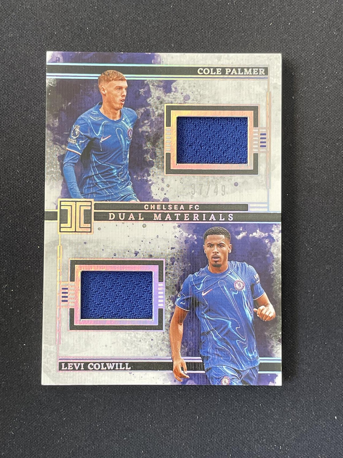 Cole Palmer/Levi Colwill 2024-25 Panini Impeccable EPL Dual Materials 37/49
