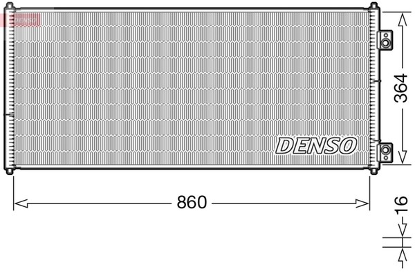 Kondensator Klimaanlage Denso DCN10032 FüR Ford Transit Bus F_E_ F_F_ F_G_ Fae_-image