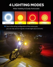 81 LED Super Bright Turn Signals 1156 Bulbs for Harley Touring Dyna Softail