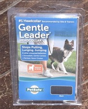 Gentle Leader Headcollar MEDIUM 25-60lbs Color: BLACK - Model GL-Q-HC-M-BLK