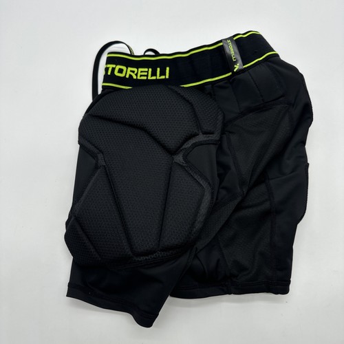Storelli Soccer Shorts Boys S Black Logo Padded ..#31367 - Picture 9 of 12
