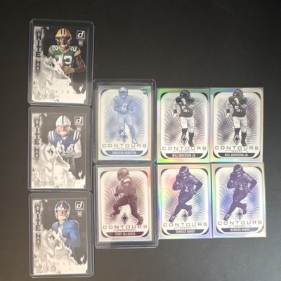 2025 Panini NFL Rookie White Hot & Contours Football Cards- 2 Henry 2 Anderson