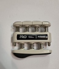 Prohands PRO Heavy Tension Finger Exerciser Grip Strength Trainer White Gym