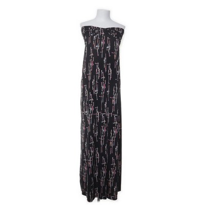 F.E.M. by T-bags, Maxikleid, Größe: S, Schwarz/Mehrfarbig, Elasthan #U1X
