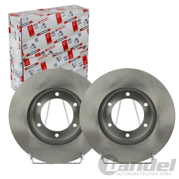 2X Ferodo 283Mm Bremsscheiben BelÜFtet Vorne Passend FüR Toyota Hiace | DDF1441-image