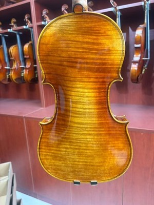 SurpassMusic Aged Wood Professional Handmade One Piece Back 4/4 Violin with Case