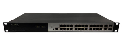 Luxul XMS-2624P 26-Port 24 PoE+ Gigabit Managed Switch, Exc. Cond., Pre Owned