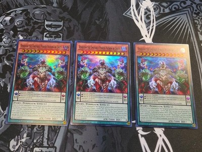 3X Yugioh Vidolium the Unstable Power Patron of Unity BLZD-EN010 Super Rare NM