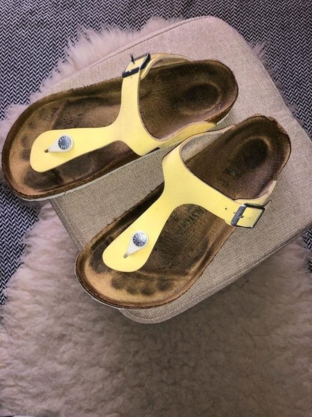 Women Birkenstock Sandals Yellow 37 #60G4