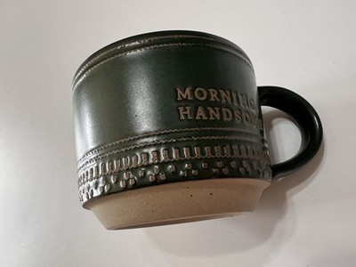 Hearth & Hand Magnolia Morning, Handsome Coffee Mug Green Stoneware 