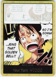 One Piece DON!! Card Luffy Gold - Adventure on Kami's Island (OP15)