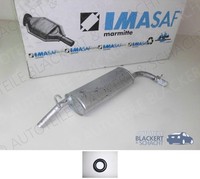 Imasaf ESD Auspuff Endtopf für Renault R14 1.2/1.4 42-52KW, EndschalldäMpfer