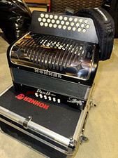 HOHNER Panther Button Accordion 31 Button with Hard Case