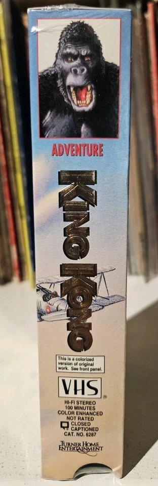 NEW 60th Anniversay King Kong Turner Home SP VHS Colorized RKO 1992 Water Marks - Image 2 of 4