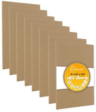  8-Pack CalPalmy 11  x 14  MDF Boards - 1/4  Thick 11 x 14 x 1/4" 8 Pack 
