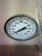 ASHCROFT 50 EI 60 R 040 50/550 5" Bi-Metal Thermometer