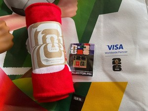 FIFA World Cup 2026 Spain VS Belgium Game day Pin and Scarf LA Stadium España 