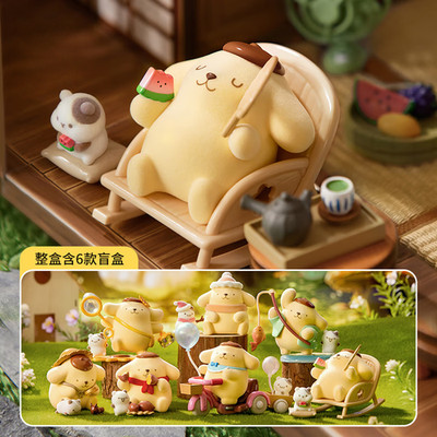 MINISO Sanrio Pompompurin Childhood Seasons Series Confirmed Blind Box Toy Gift