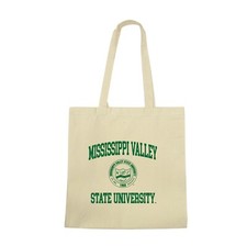 Mississippi Valley State University Delta Devils NCAA Team Seal Tote Bag