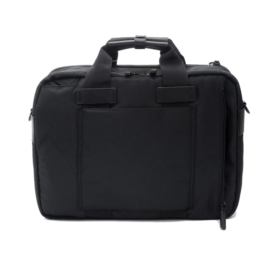 Hombre Maletín Spalding Nuevo Suave Viaje Negro Nylon Mediano Bolsa Deportiva para Portátil Foto 2 de 3