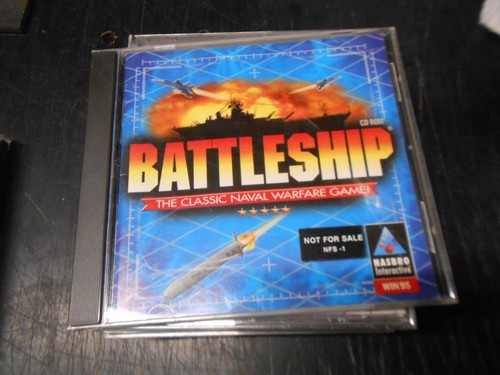 Battleship: Classic Naval Warfare Game NFS-1 Promo Windows 95 CD-ROM PC EXC/NM-