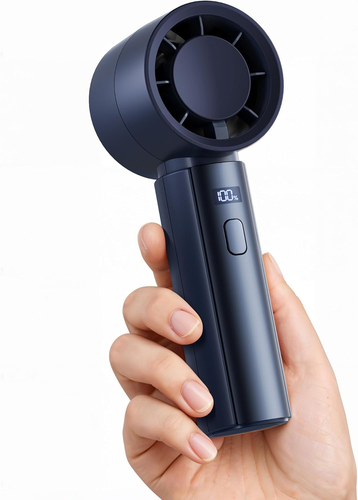 Handheld Fan, Portable, High Speed Turbo Cooling, USB Rechargeable, Battery - Picture 13 of 13
