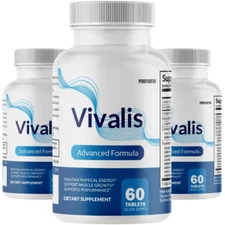 Vivalis Strength Vitality Booster, Support for  Energy & Stamina - 3 Bottles