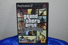 PLAYSTATION 2 Grand Theft Auto San Andreas Video GAME  guide EUC