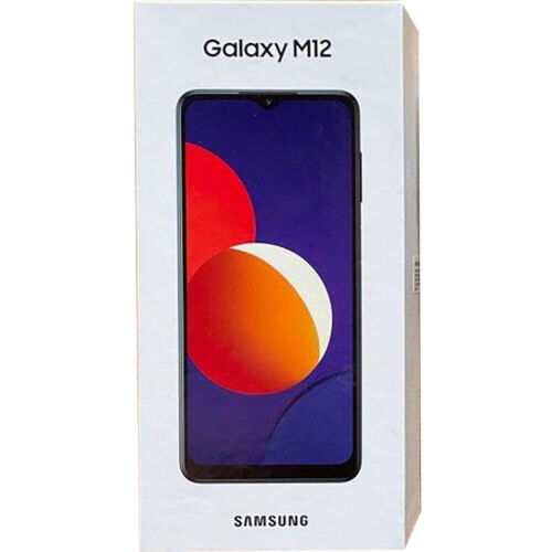 BNIB Samsung Galaxy M12 Dual-SIM 128GB + 4GB RAM Blue Unlocked 4G/LTE OEM - Bild 1 von 1