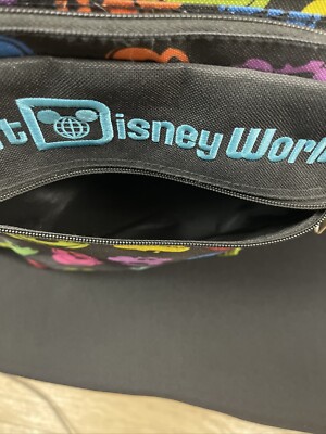 Authentic Disney Parks Mickey Mouse Black Multicolor Silhouette Large Backpack L Authentic Disney Parks Mickey Mouse Black Multicolor  main image 3